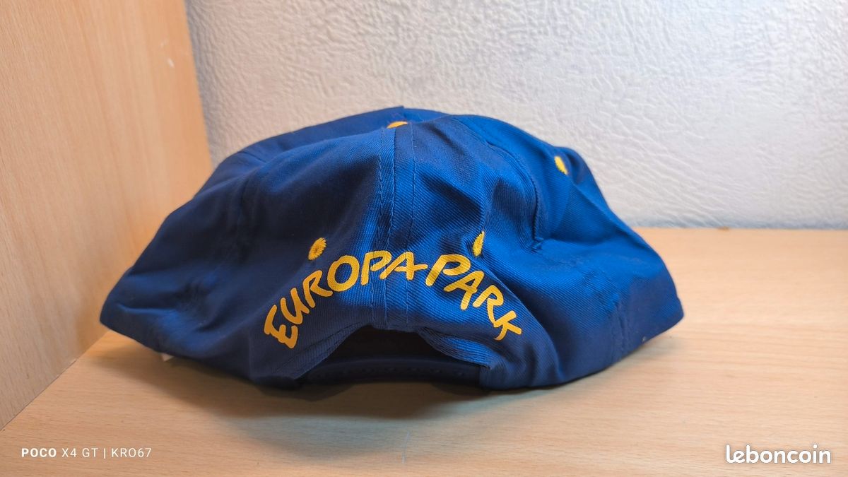 Casquette Vintage Europapark - Bleu - Taille Unique Pour Homme - Occasion