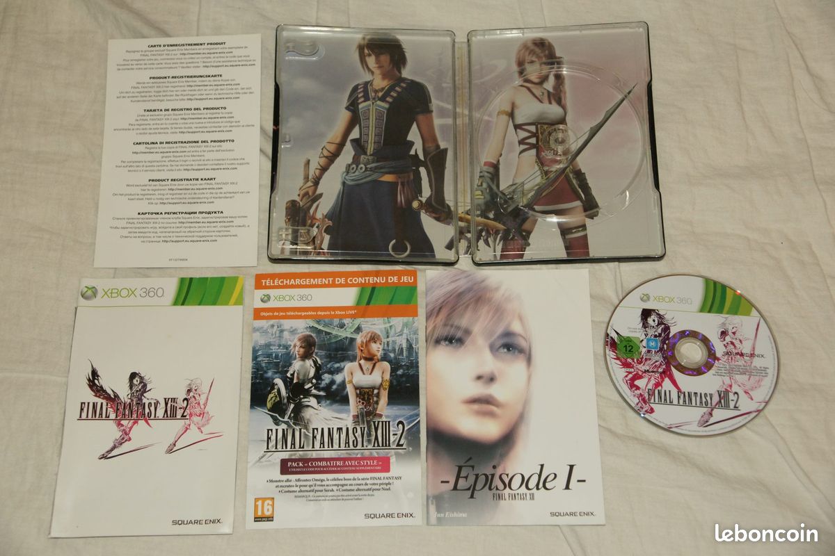 Steelbook Final Fantasy XIII-2 XBox 360