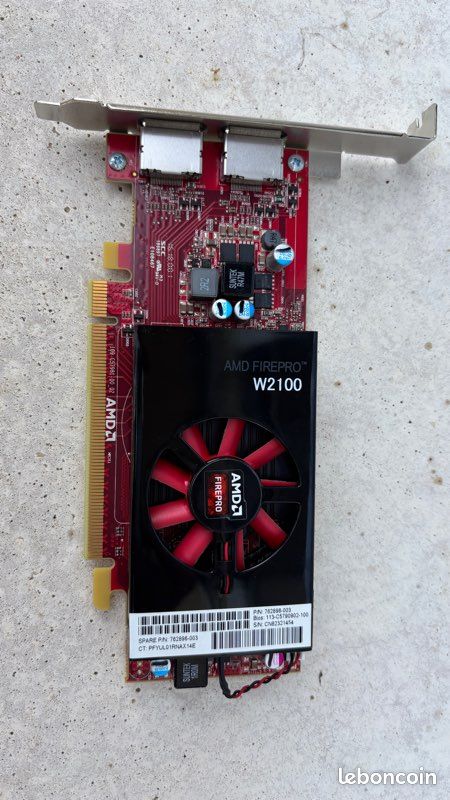 AMD FirePro W2100 2GB 2 Go GDDR3