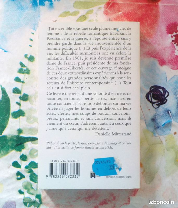 EN TOUTES LIBERTES par Danielle MITTERRAND Ed. Pocket (image 3)