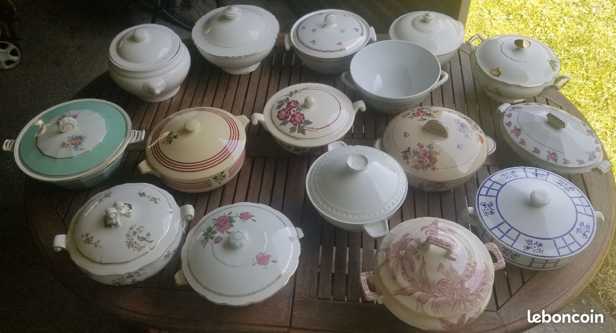 Lot soupières vintage (image 1)