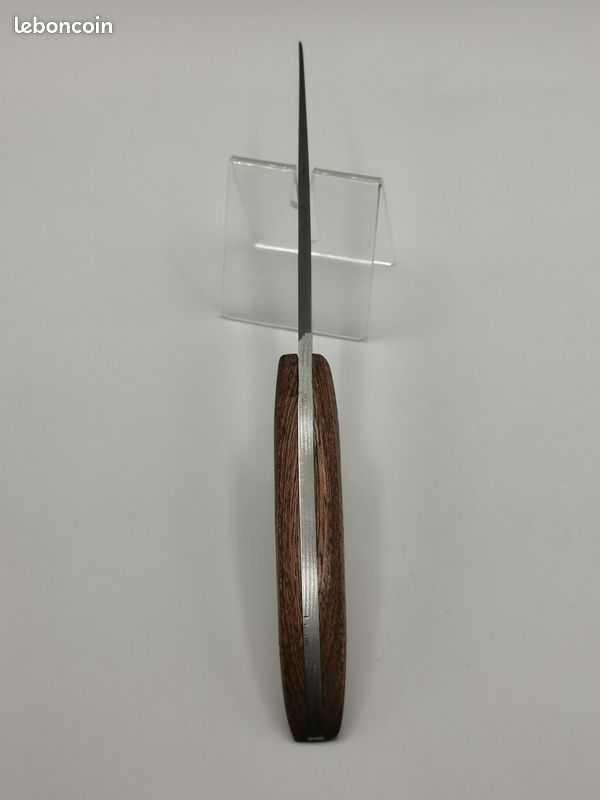 Couteau De Chasse En Acier Damas Artisanal – Le Camarguais – Édition Limitée - Coutellerie Hosteel (image 9)