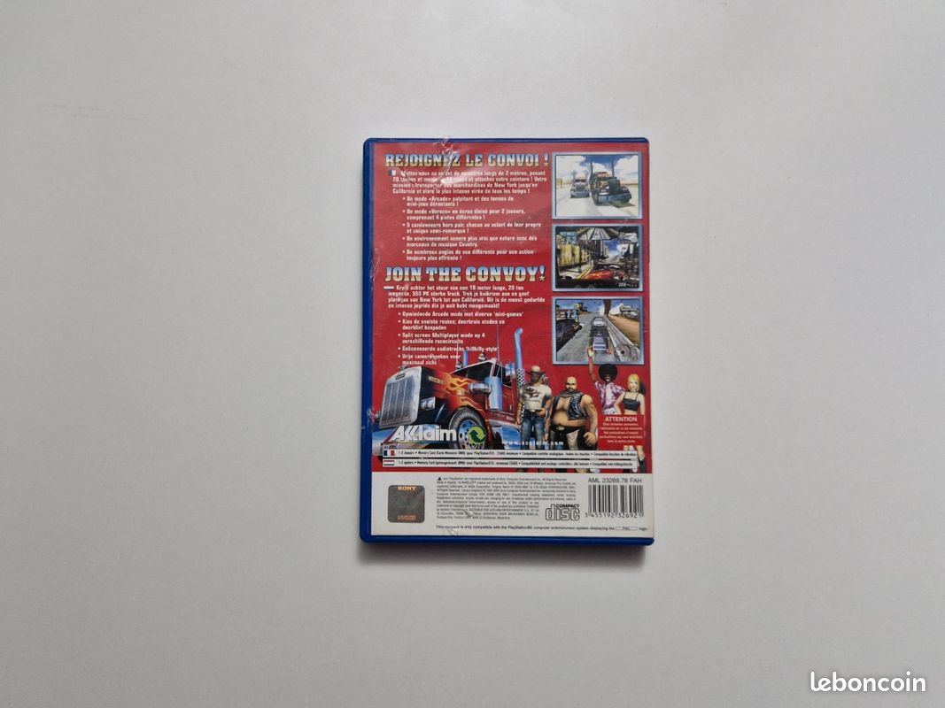 Jeu Eighteen Wheelers Sur PS2 – Bon état, Complet, EAN 3455192326921