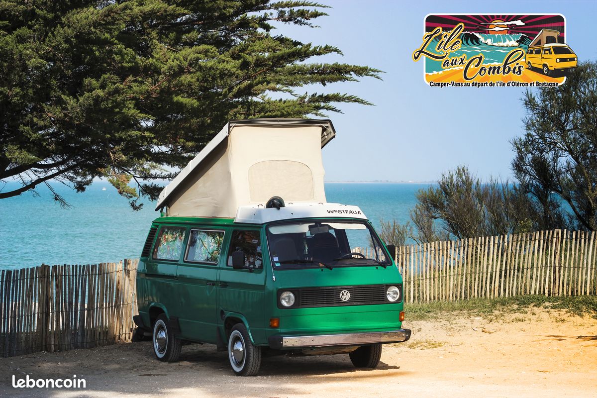 Combi Vw Vintage 1980 T25 Van aménagé Westfalia origine île Oléron Ré Royan & + (image 2)