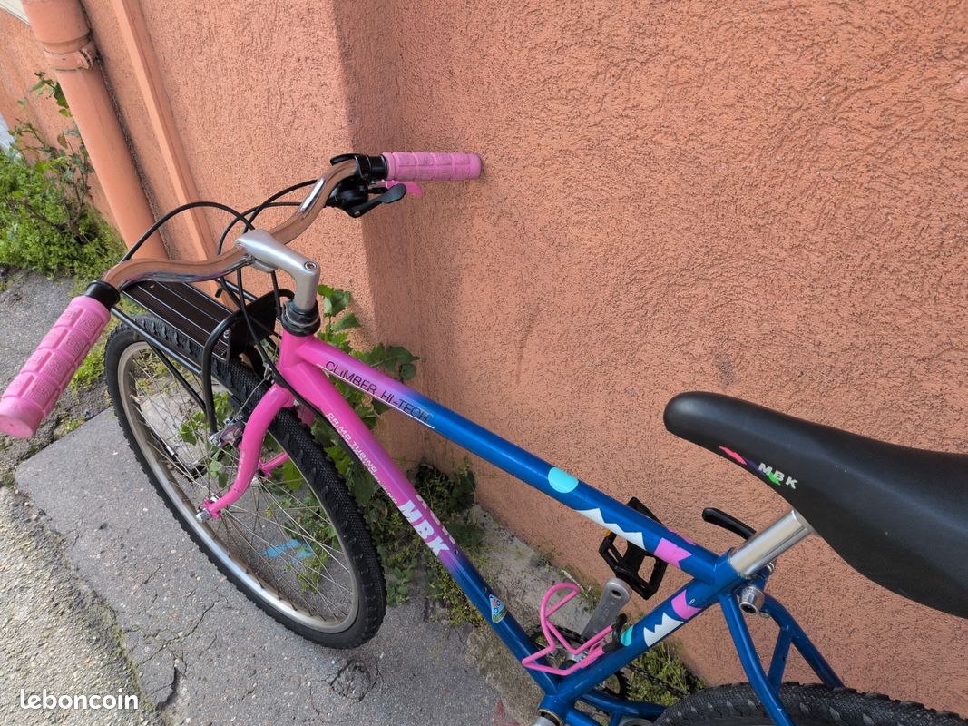 VTT Vintage MBK Tracker Hi-Tech (1989) – Look Fluo Iconique 🎨 - Vélos