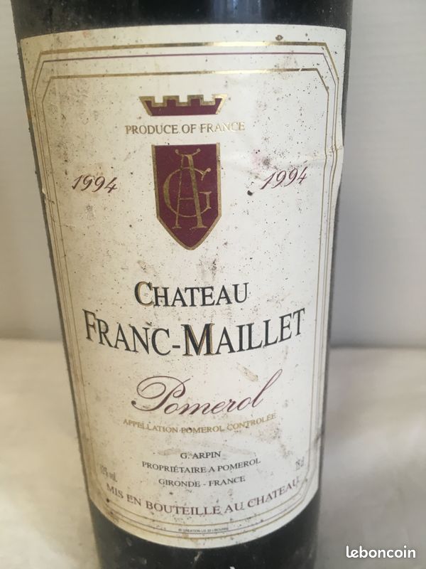 Château FRANC-MAILLET 1994, Pomerol (image 2)