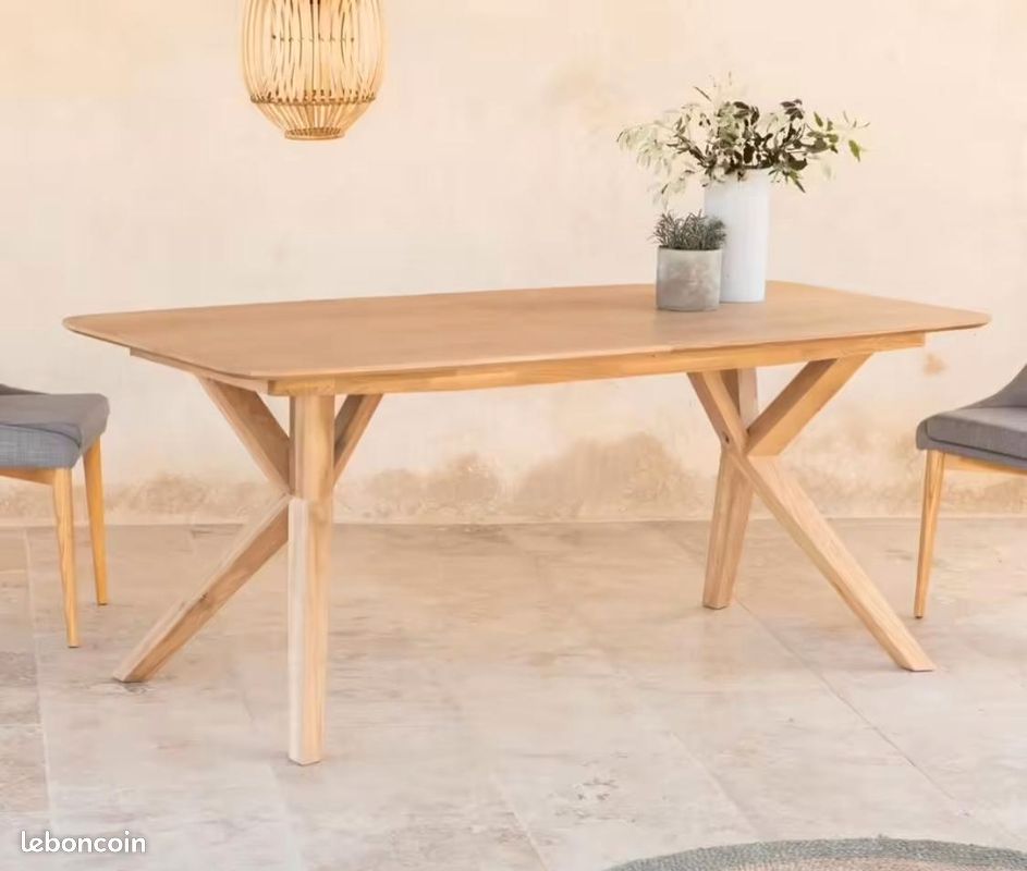 Table à manger extensible (image 1)