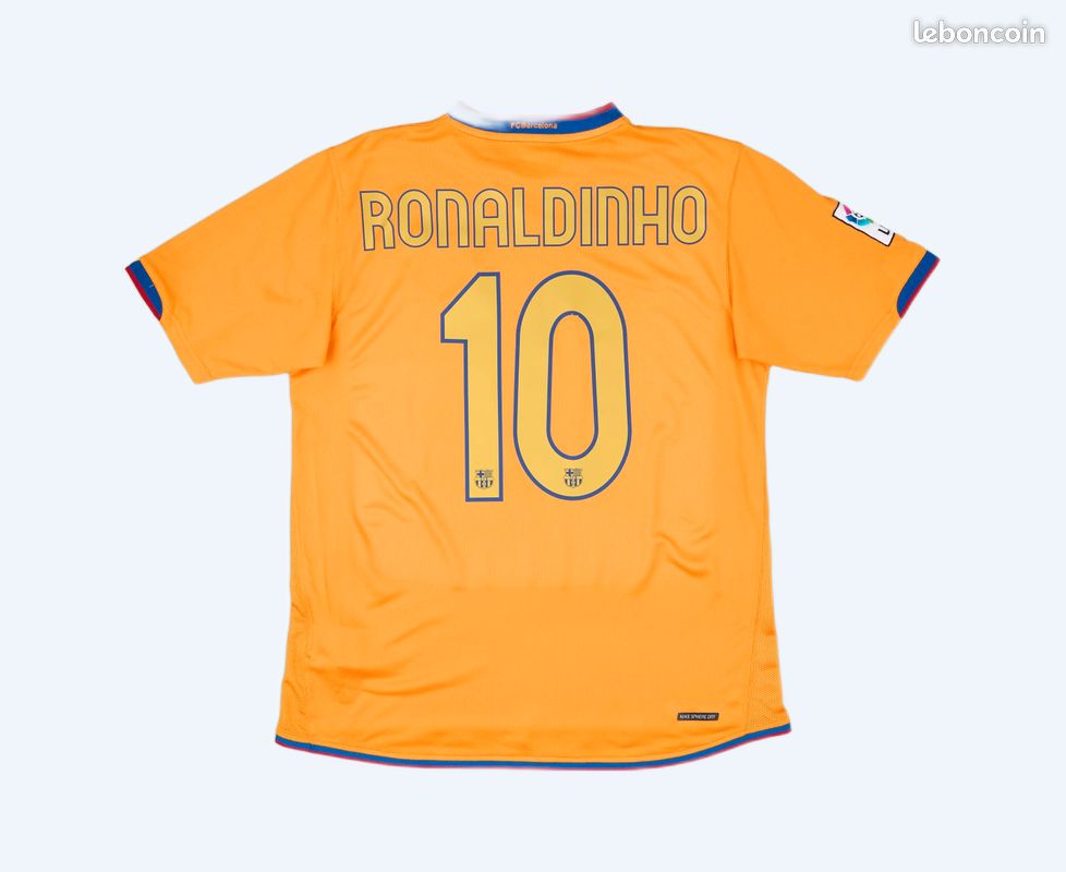 Maillot Extérieur FC Barcelone 50 Ans 2007 - Nike, Taille S