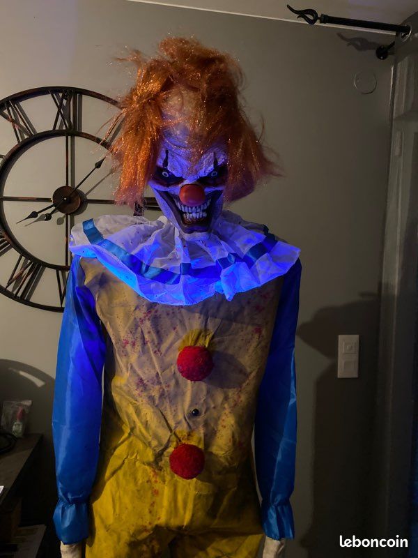 Clown Animatronic Halloween Lumineux et sonore 🤡 (image 4)