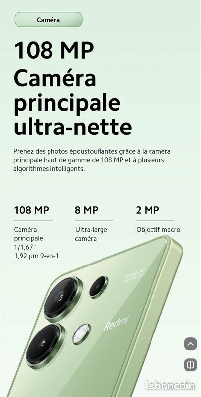 Redmi note 13 5G - 256go (image 3)