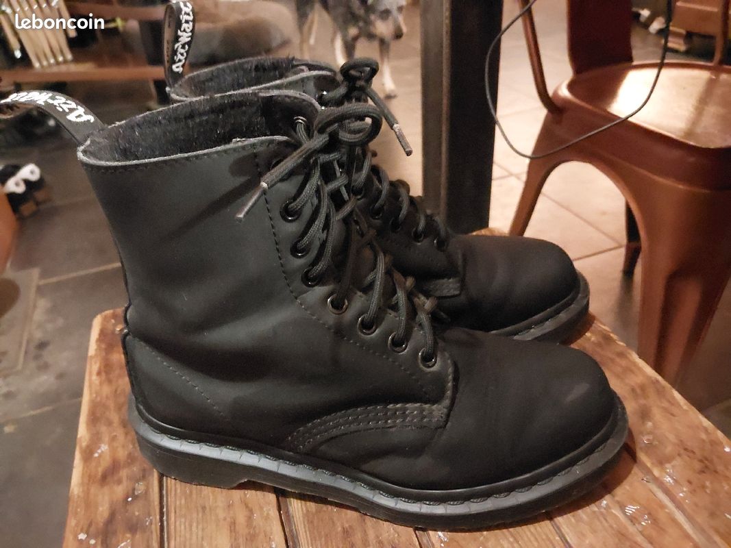 Dr Martens Gris Mat Doc Martens 1460 Mat