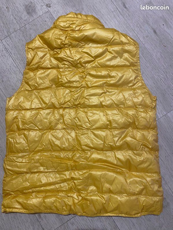 Doudoune sans manches Gui repliable jaune Moncler (image 4)