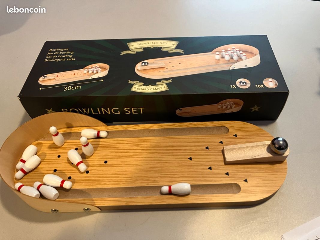 Petit jeu de bowling 30 cm (image 1)