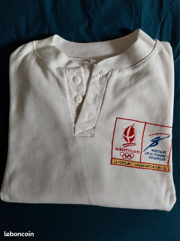 écusson brodé jeux olympiques savoie albertville 1992 montagne sports d