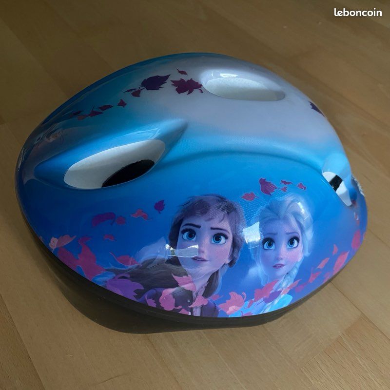 Casque Vélo Frozen II La Reine Des Neiges – Anna & Elsa, Taille 52-56 Cm, 200 G, TÜV/GS, CE EN 1078