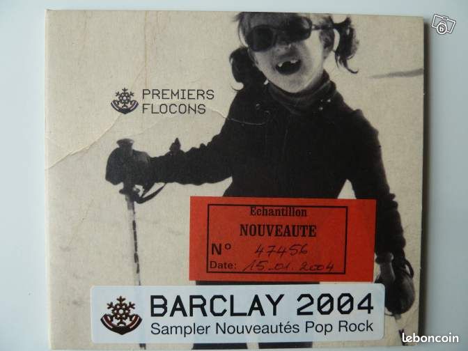 Cd promotionnel BARCLAY 2004 Nouveautés pop rock (image 1)