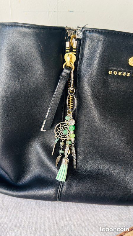 💚 Porte-clés / bijou de sac attrape-rêves Aventurine (image 6)