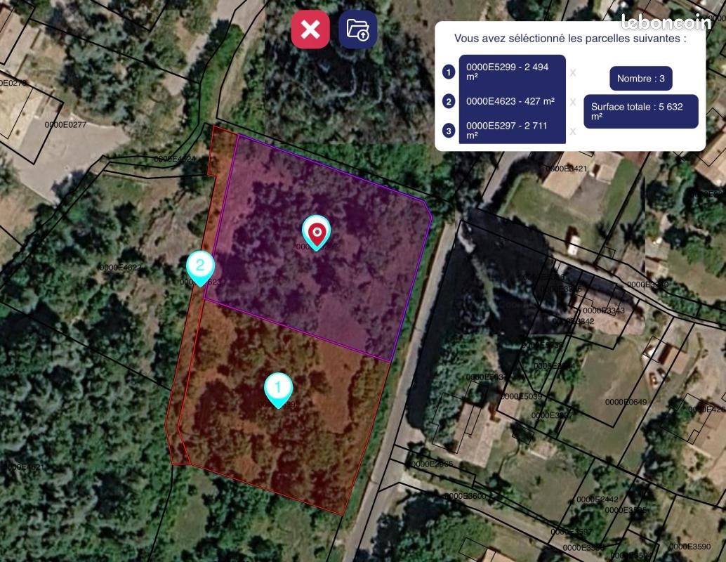 Terrain 5632 m² · à Aubenas · 210 000 €
