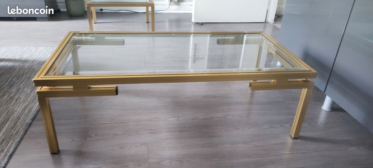 2 tables basses Pierre Vandel années 70 (image 5)