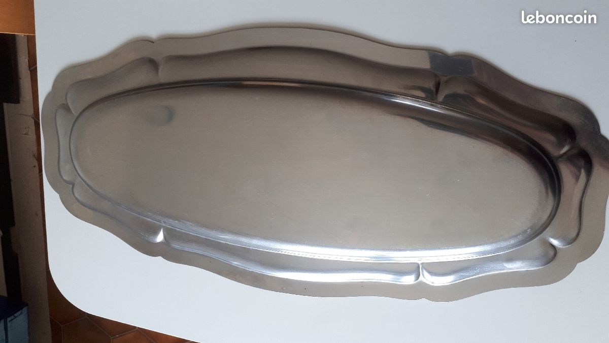 Plat inox de présentation (image 3)