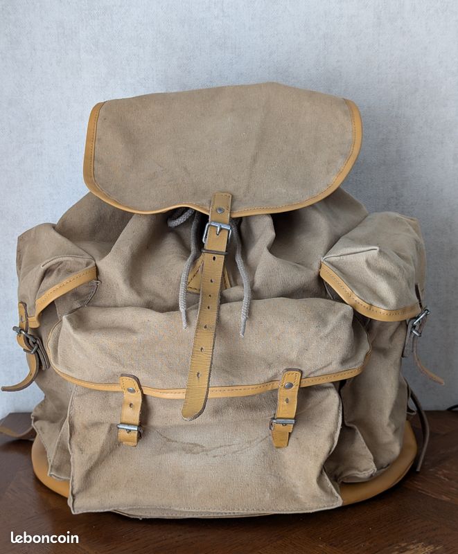 ANCIEN SAC A DOS LAFUMA MONTAGNE RANDONNEE MILITAIRE SCOUT