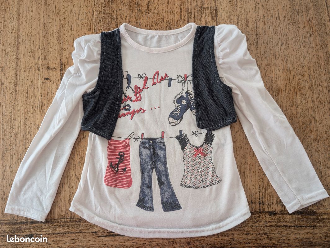 Tee shirt fille 6 ans (image 1)