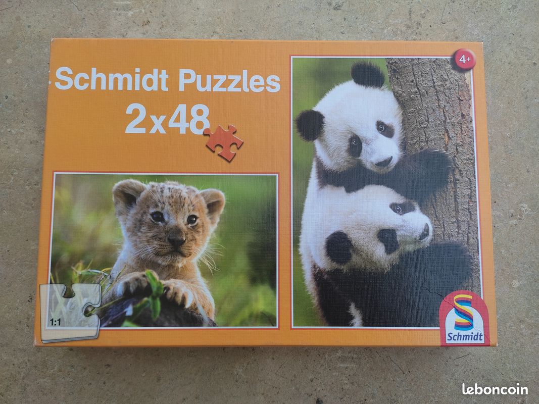 Puzzle double animaux (image 1)