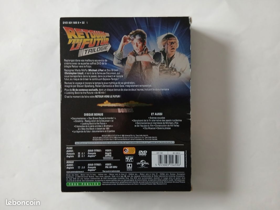 Coffret retour vers le futur trilogie (image 2)