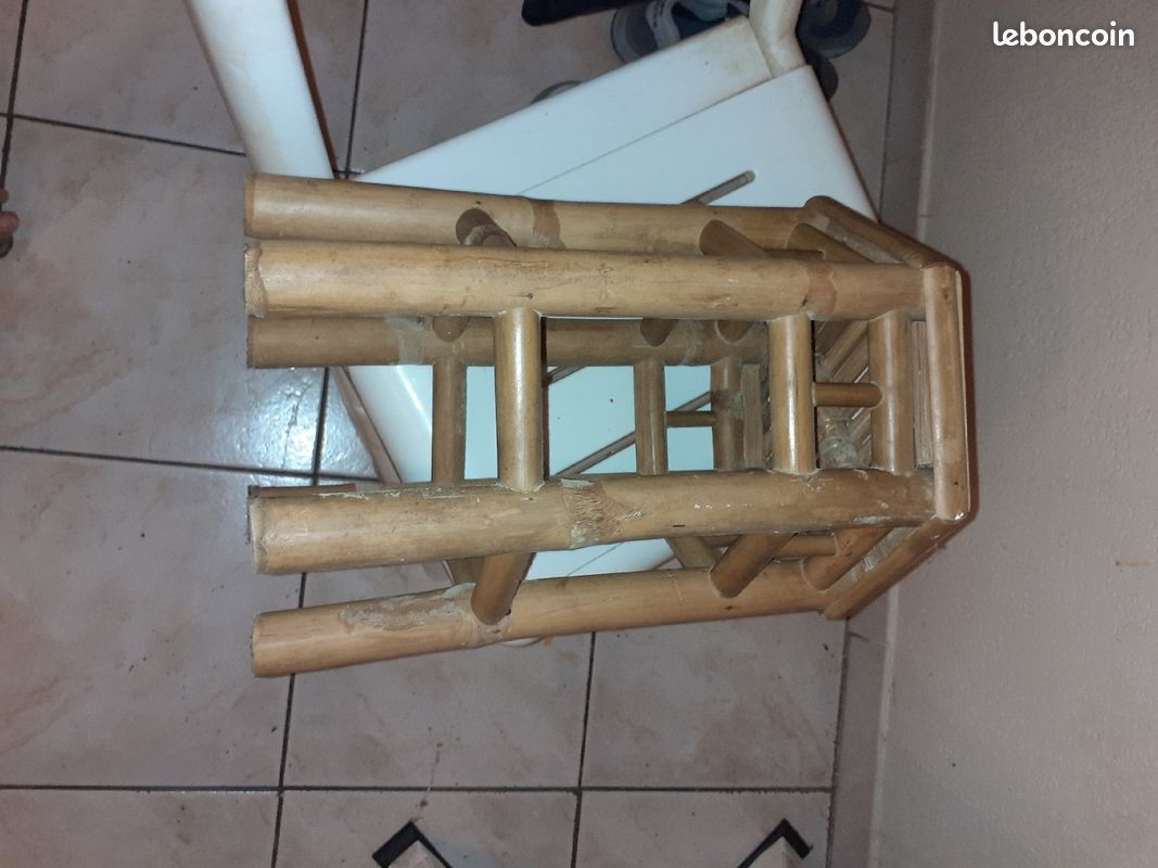 Tabouret en bambou (image 2)