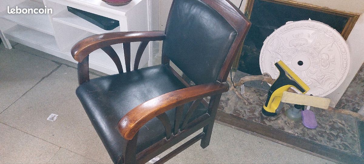 Fauteuils en cuir Maison du mon (image 1)