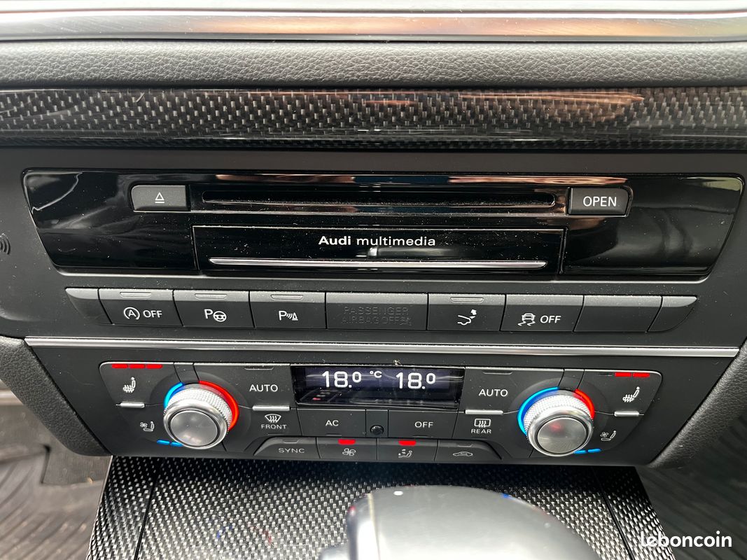 AUDI S7 SPORTBACK 4.0 TFSI 420ch QUATTRO S TRONIC 7 Sièges à mémoire chauffants ventilés Pack carbone Clim 4 zones Attelage amovible (image 17)