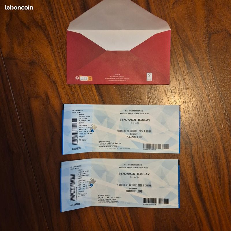 Places de concert Benjamin Biolay à Reims (image 1)