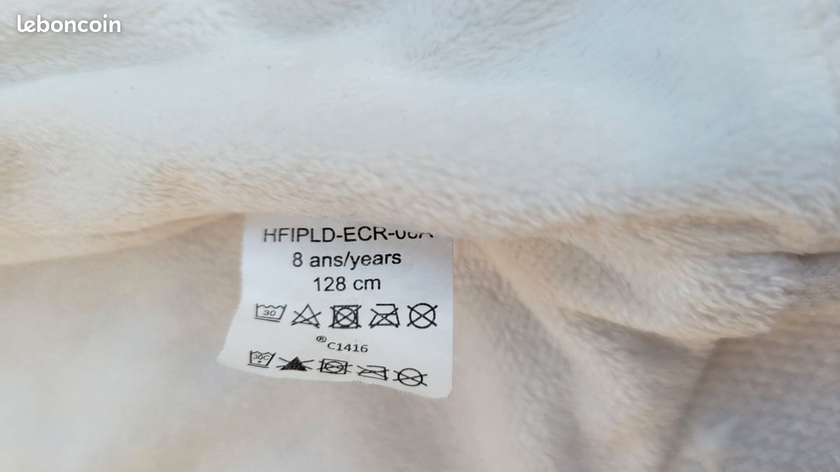 Veste manteau fille 8 ans blanche (image 5)
