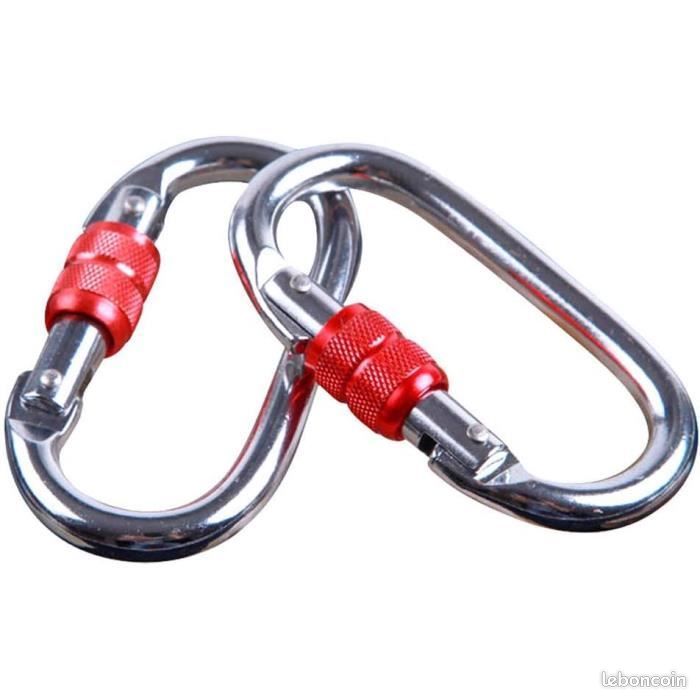 Lot De 4 Mousquetons D'escalade En Acier Inoxydable De 50 Mm Avec Ressort Argente Et Boucle A Mousqueton Pour Camping Randonnee Bateau 97097703 Lot De 4 Mousquetons D'escalade En Acier Inoxydable De 50 Mm Avec Ressort Argente Et Boucle A Mousqueton Pour Camping Randonnee Bateau 97097703