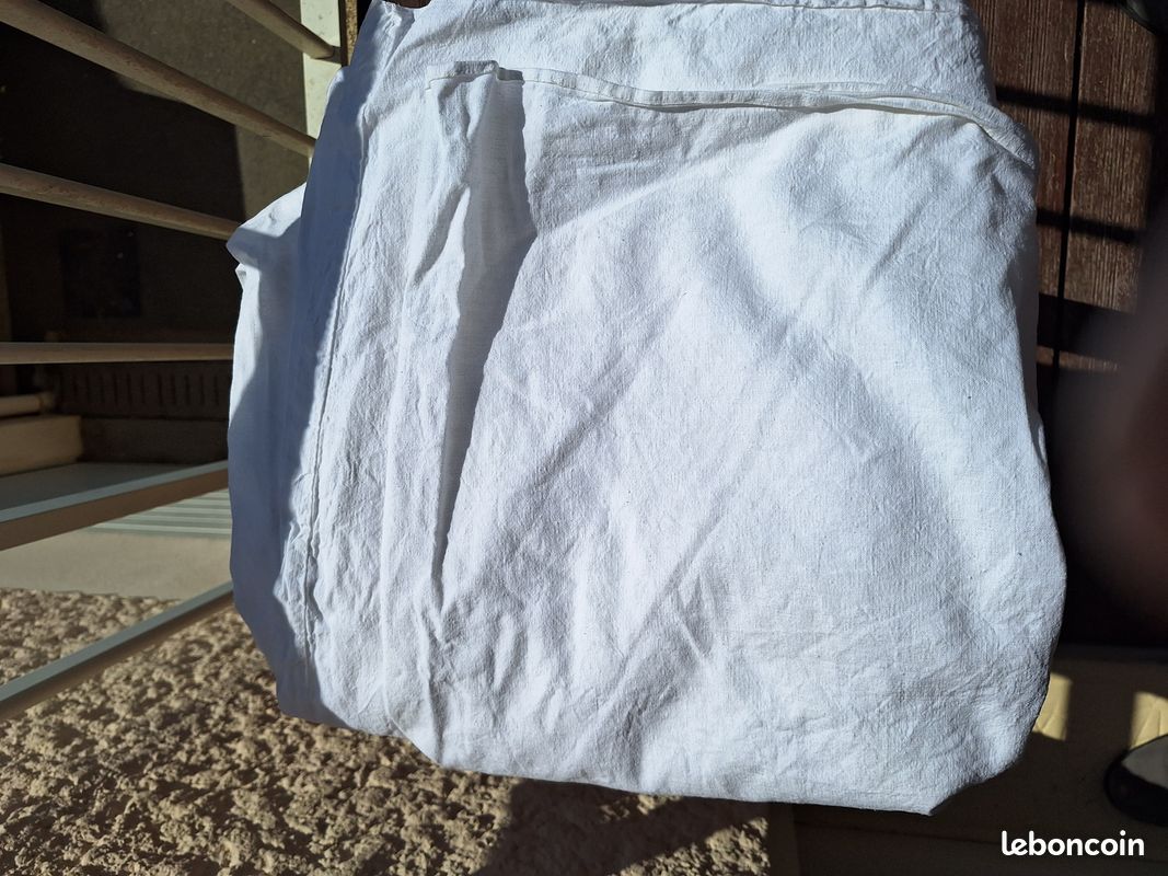 Drap ancien simple 2,90 m x 2 m (image 4)