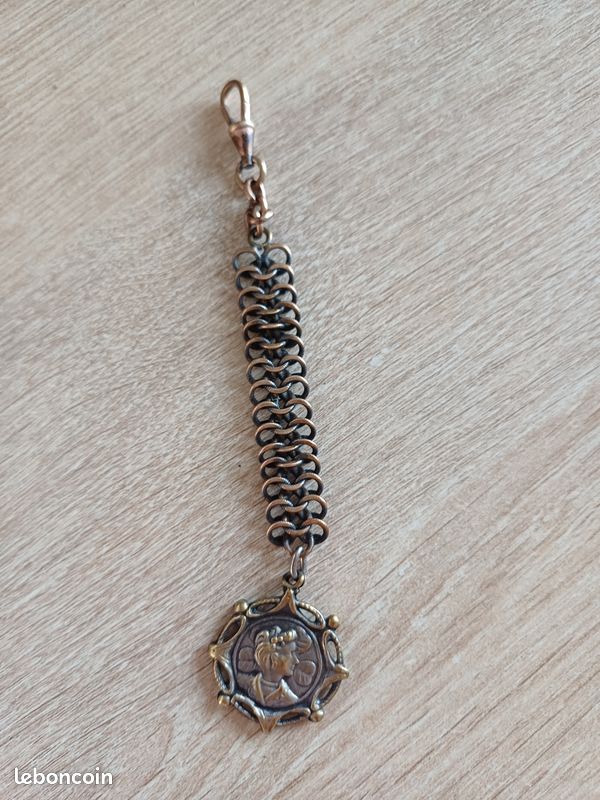 Ancienne chatelaine de montre à gousset (image 3)