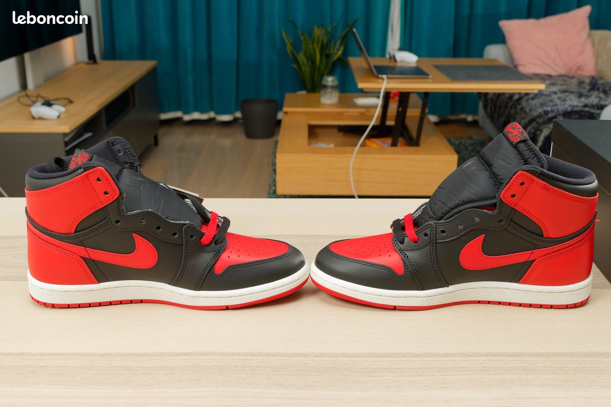 Nike Air Jordan 1 High 85 Bred Noir Rouge Chicago Retro OG (image 10)