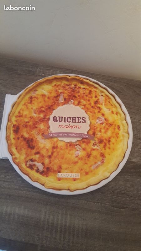 Livre cuisine "quiches maison" (image 1)