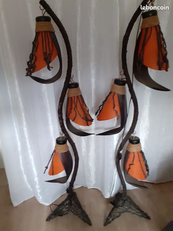 2 lampes africaine unique possible de prendre a l unité (image 1)