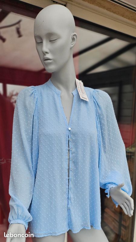 Chemise De Tournoi Femme Kingsland - Bleu - Taille S (36) - Neuf Avec étiquette - Prix Détail 50€
