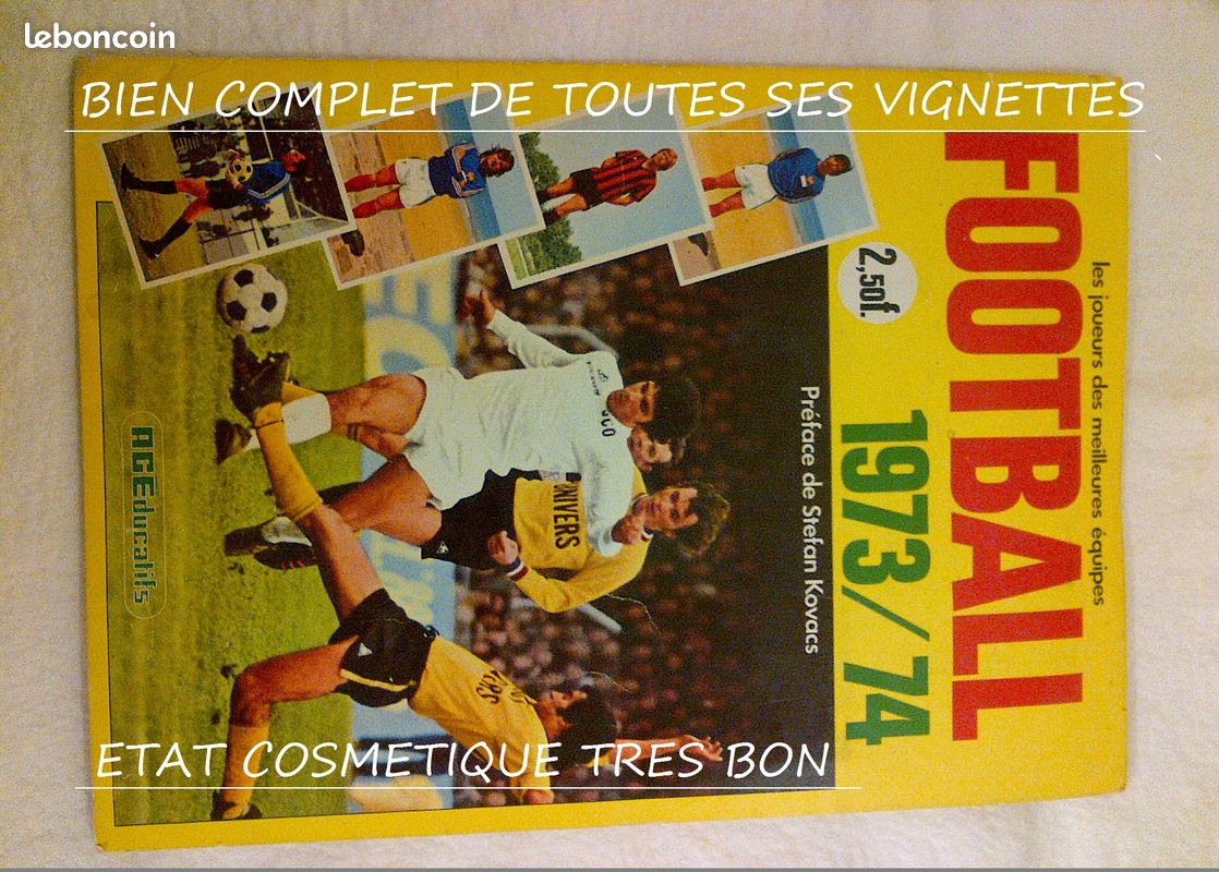Album Complet Panini Football 1973-1974 - Championnat De France - Panini