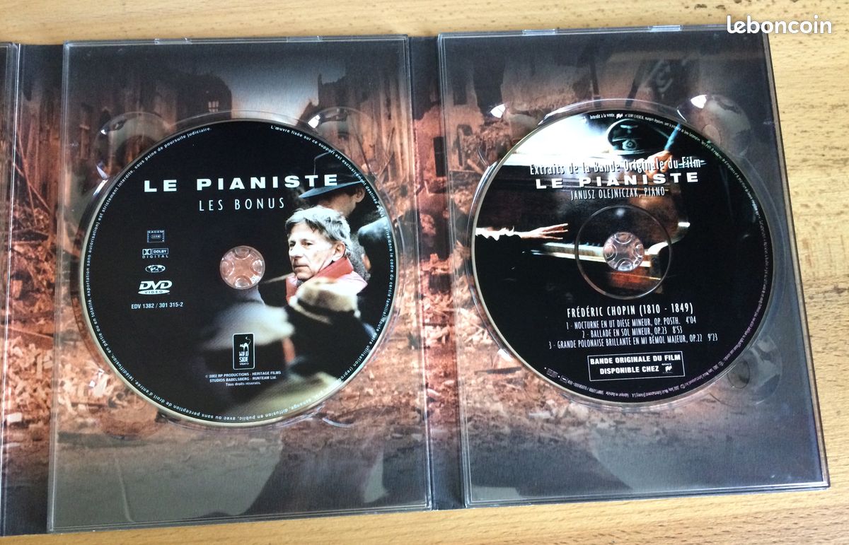 Coffret édition collector Le Pianiste, 3 DVD, roman polanski (image 8)