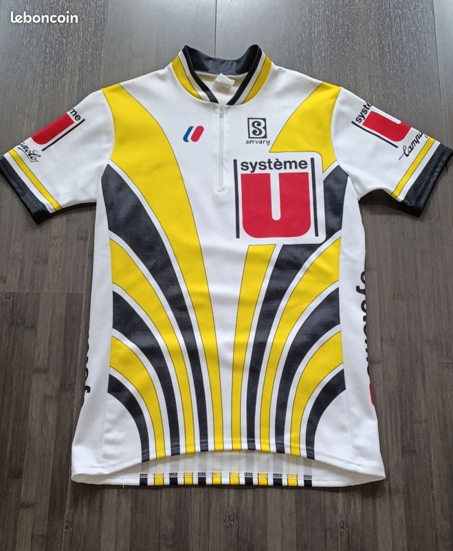 Maillot cyclisme vintage Système U – The Sport Nuggets
