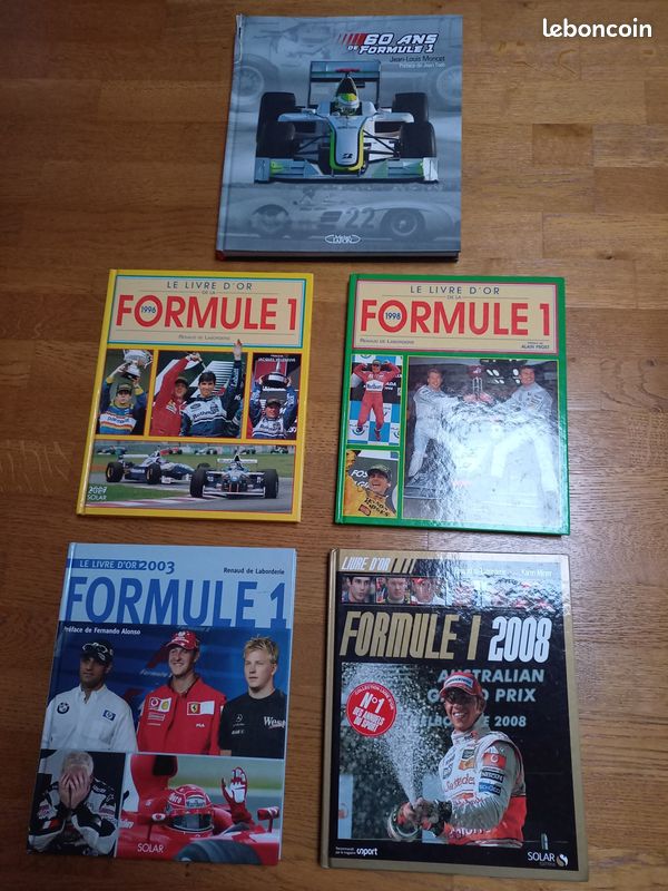 Livres formule 1 le lot État neuf collection, bonne affaire pour les revendeurs en brocantes (image 3)