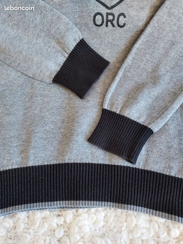 Petit pull Orchestra 10 ans 95 gris noir bleu (image 4)