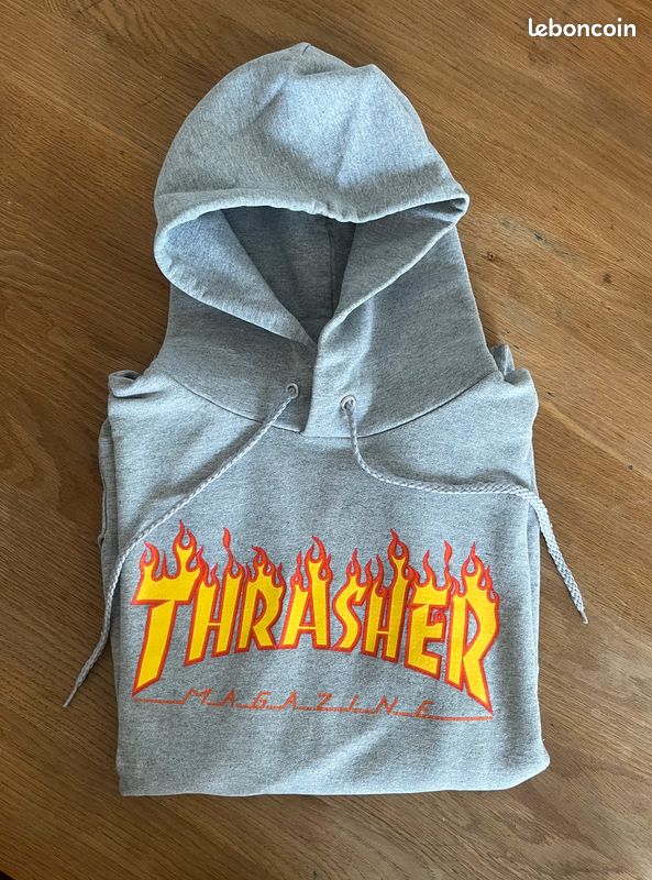 Thrasher Fille Pull Thrasher Jaune Pull Thrasher Jaune Sweat à