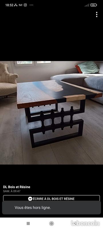 Table résine epoxy (image 5)