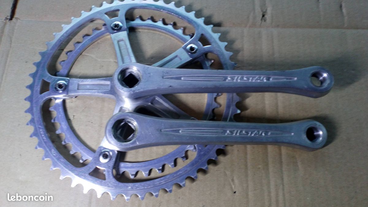 Pédalier Shimano 105 double plateau 52-39 neuf - Équipements vélos