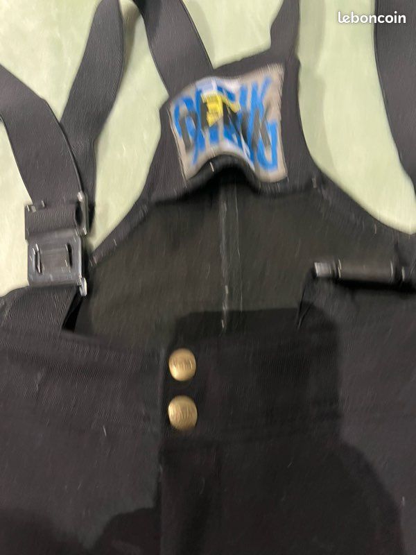 Pantalon ski avec bretelles taille 36 noir (image 4)