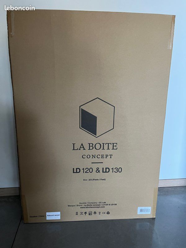 Enceinte La Boite Concept LD130 – Barre De Son Bluetooth – Bois Noir – 130W
